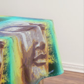 Nappe Bouddha visage vert (In Situ)
