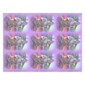 Nappe Bouddhas méditants à aura violette (Devant (Horizontal))