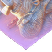 Nappe Bouddhas méditants à aura violette (Angle)