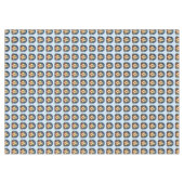 Nappe Bougie de Noël avec Poinsettias (Devant (Horizontal))