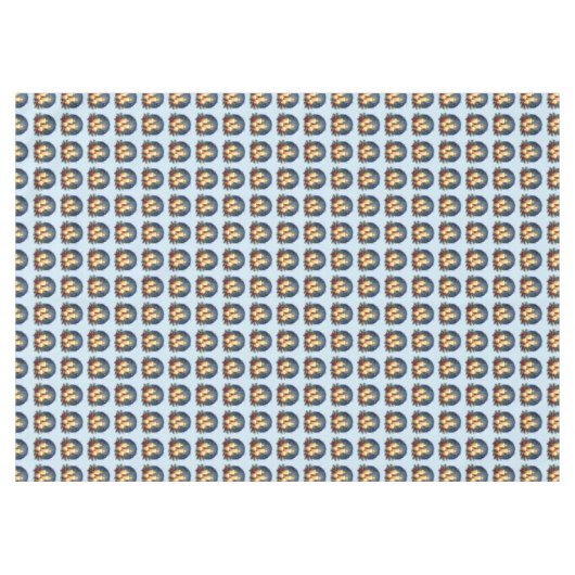 Nappe Bougie de Noël avec Poinsettias (Devant (Horizontal))