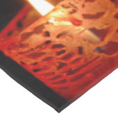 Nappe Bougie sur un arrière - plan noir (Angle)