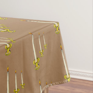 Nappe Bougies beiges