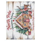 Nappe Boulangerie de Noël au Pôle Nord (Devant)