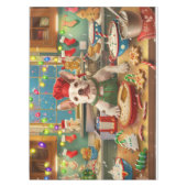 Nappe Boulangerie de Noël Bull Terrier (Devant)