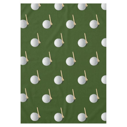 Nappe Boule de golf et tee sur gazon vert (Devant)