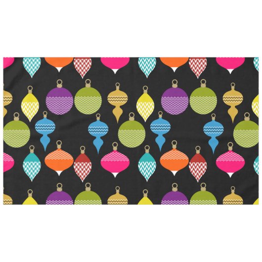 Nappe Boule décorative de Noël rétro (Devant (Horizontal))