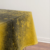 Nappe Boules à peinture noire et jaune (In Situ)