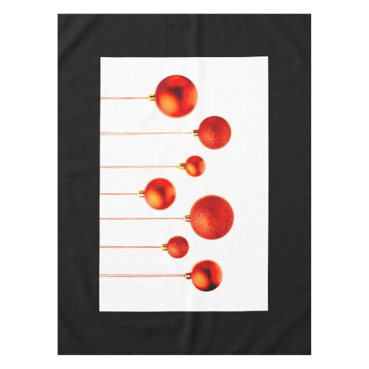 Nappe Boules de Noël (Devant)
