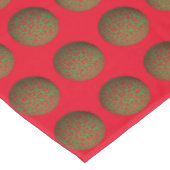 Nappe Boules de Noël Leopard (Angle)