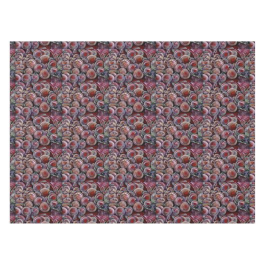 Nappe Boules de Noël rouges (Devant (Horizontal))