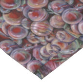 Nappe Boules de Noël rouges (Angle)