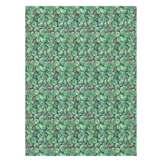 Nappe Boules de Noël vertes (Devant)