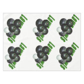 Nappe Boules De Pelouse Noire Et Logo, (Devant (Horizontal))