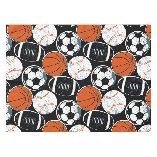 Nappe Boules de sport d'équipe (Devant (Horizontal))