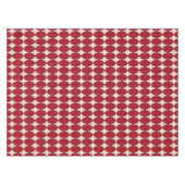 Nappe Boules rouges de Noël modernes et audacieuses Chic (Devant (Horizontal))
