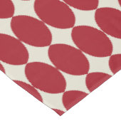 Nappe Boules rouges de Noël modernes et audacieuses Chic (Angle)