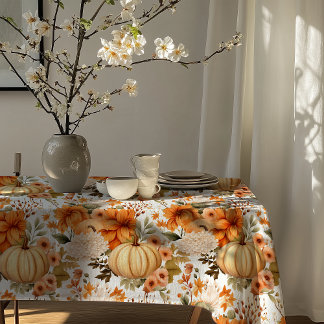 Nappe Bouquet Citrouille d'automne