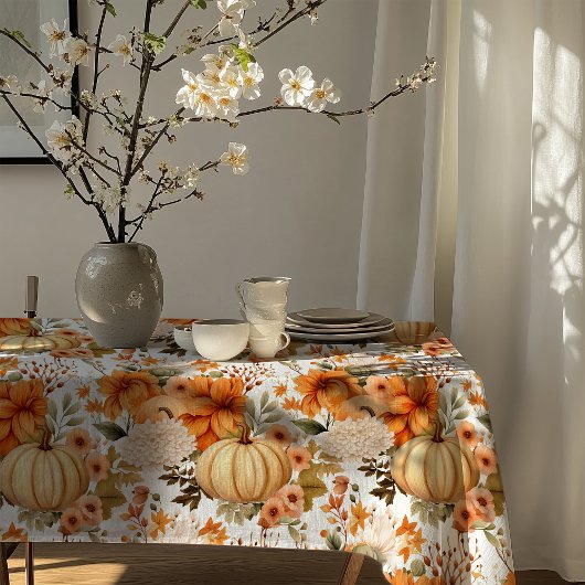 Nappe Bouquet Citrouille d'automne