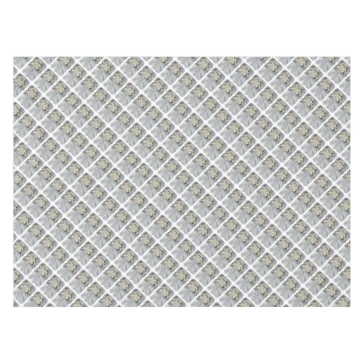 NAPPE BOUQUET DE DATES BLANCHES (Devant (Horizontal))