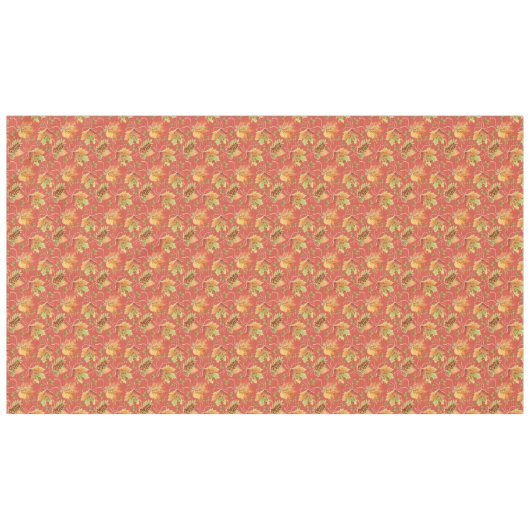Nappe Bouquet de feuilles d'automne - Rouge (Devant (Horizontal))