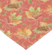 Nappe Bouquet de feuilles d'automne - Rouge (Angle)