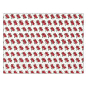 Nappe Bouquet de fleurs rétro, Roses rouges (Devant (Horizontal))