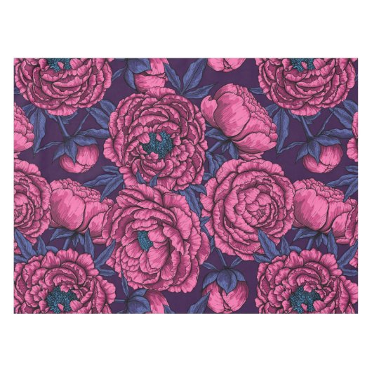 Nappe Bouquet de galets roses (Devant (Horizontal))