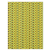 Nappe Bouquet de tournesol jaune Rectangle floral clair (Devant)