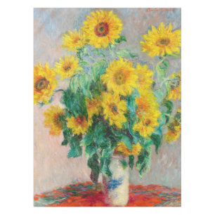 Nappe Bouquet de tournesols Claude Monet
