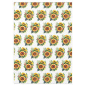Nappe Bouquet de tournesols - Décor maison de campagne f (Devant)