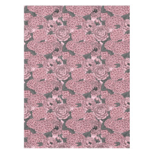 Nappe Bouquet floral en rose