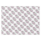 Nappe Bouquet rose (Devant (Horizontal))