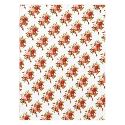 Nappe Bouquet Rose Décor (Devant)