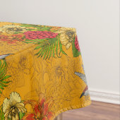Nappe Bouquet tropical et colibris 2 (In Situ)