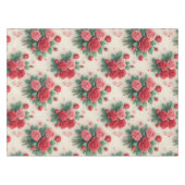 Nappe Bouquets de roses roses et rouges élégants (Devant (Horizontal))