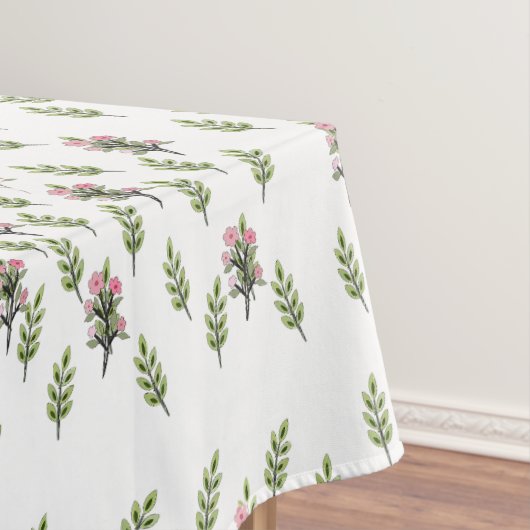 Nappe Bouquets roses grands  (In Situ)