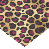 Nappe Bourgogne et Or Série Léopard Design 2 (Angle)