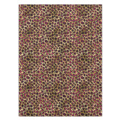 Nappe Bourgogne et Or Série Léopard Design 2 (Devant)