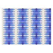 Nappe Bouteilles Liquidées En Verre Bleu (Devant (Horizontal))