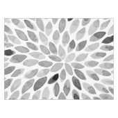 Nappe Boutons de brosse d'aquarelle - noir et blanc (Devant (Horizontal))