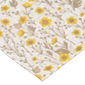 Nappe Boutons jaunes et bruns (Angle)