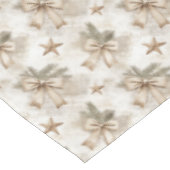 Nappe Bow et étoiles de Burlap rustiques avec aiguilles  (Angle)
