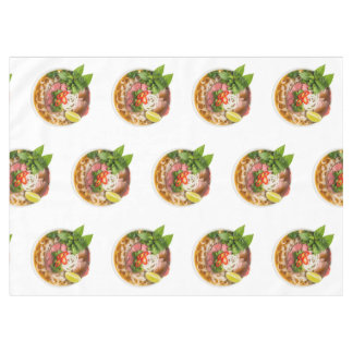 Nappe bowl of vietnamese PHO soup isolated on white