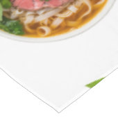 Nappe bowl of vietnamese PHO soup isolated on white (Angle)