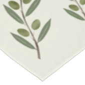 Nappe Branche d'olive aquarelle (Angle)