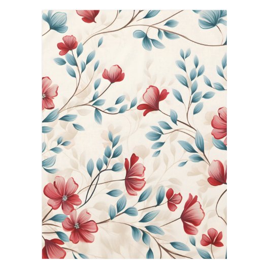 Nappe Branche florale botanique élégante (Devant)