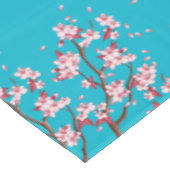 Nappe Branches de cerisier en fleur Tissu de table perso (Angle)