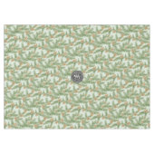 Nappe Branches de pin et cônes de pin Motif d'aquarelle (Devant (Horizontal))