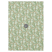 Nappe Branches de pin et cônes de pin Motif d'aquarelle (Devant)